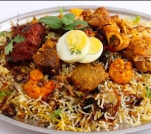 Shrimp, Beef, Goat Mixed Biriyani